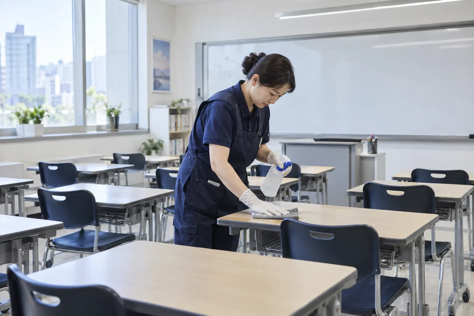 도봉구 학원청소 강의실은 손이 자주 닿는 곳까지 꼼꼼하게