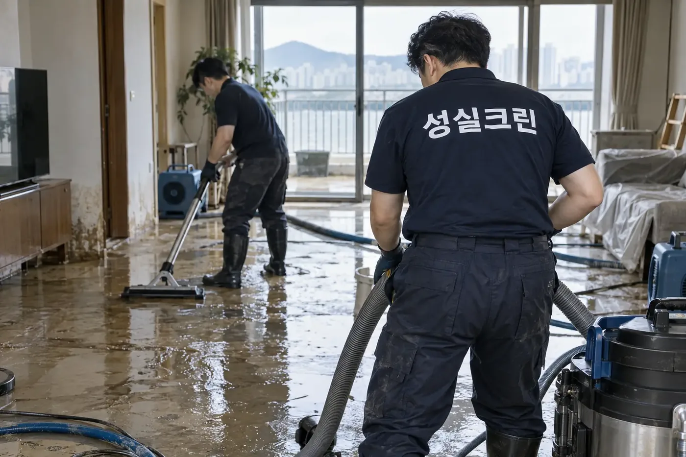 성실크린 구로구 침수청소·역류청소 현장