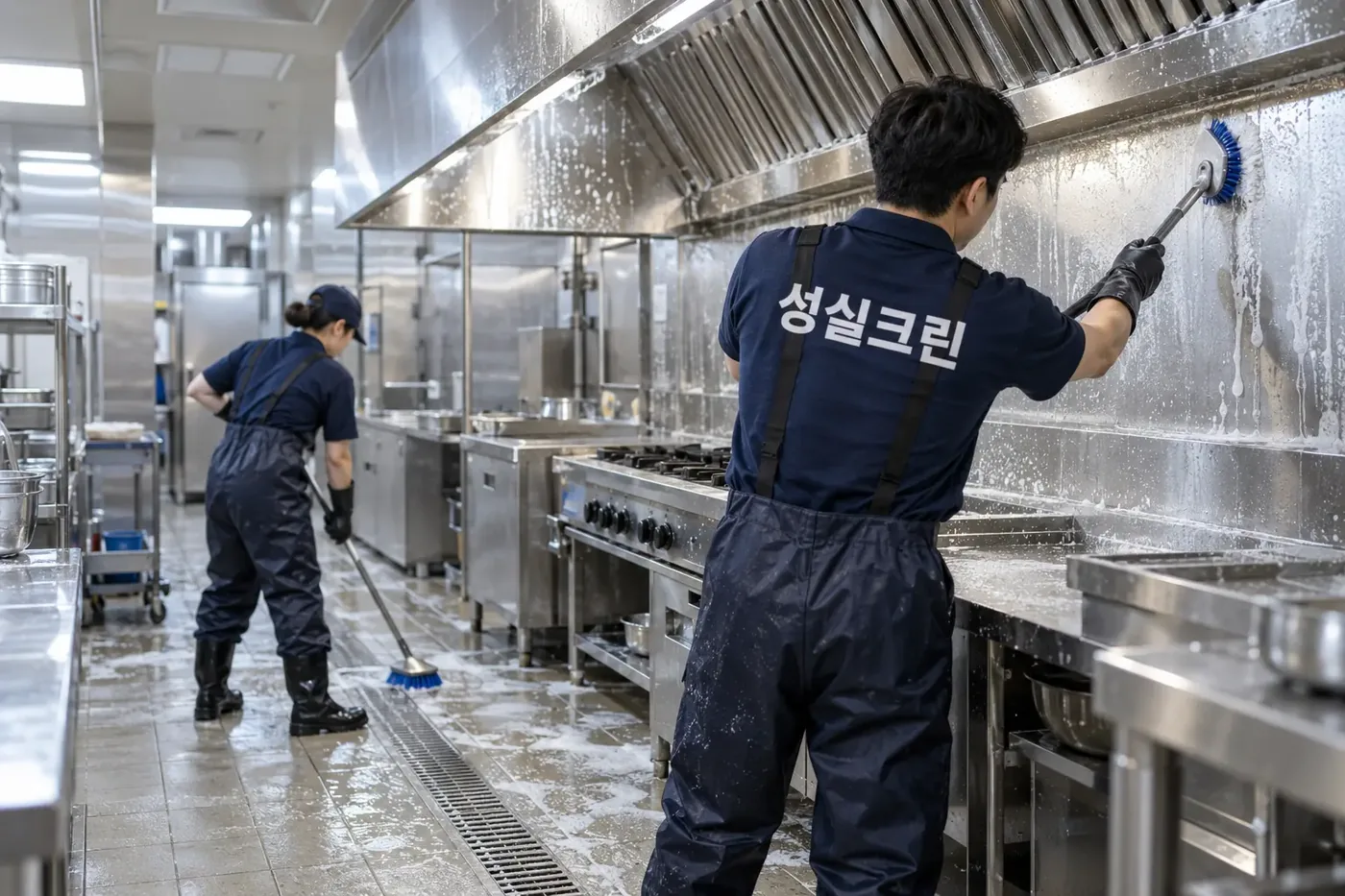성실크린 구로구 기름때청소 현장