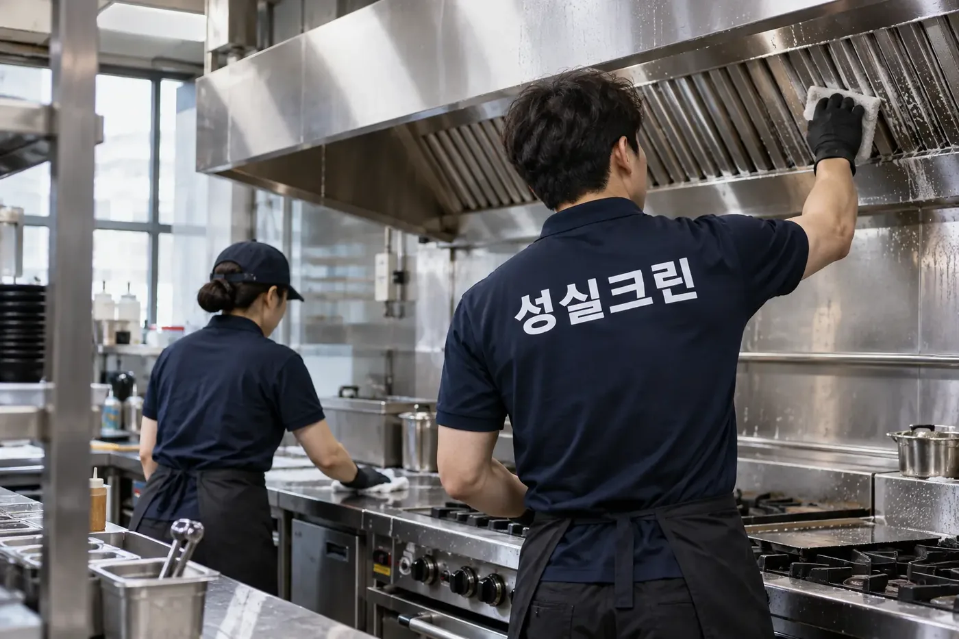 성실크린 구로구 식당청소 현장