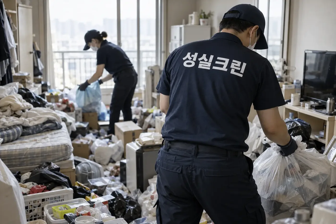 성실크린 도봉구 쓰레기집청소·유품정리·고독사 현장